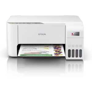Epson printer EcoTank L3256 Home ink tank A4, colour, 3-in-1 printer with WiFi and SmartPanel App connectivity, White Large