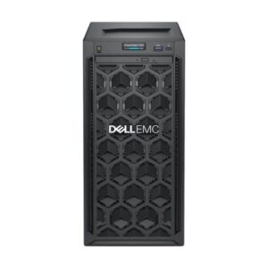 Dell PowerEdge Server T140 Intel Xeon Intel Xeon E-2124 Processor 3.3 GHz 8M Cache, 8GB Ram, 2TB SATA 7.2k RPM 6Gbps 3.5in Cabled Hard Drive, No RAID with Embedded SATA, DVD+/-RW ROM, iDrac9, Dos – Black