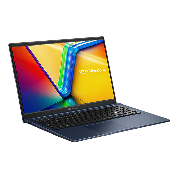 ⁦لاب توب اسوس فيفوبوك X1504ZA المعالج انتل كور آي 7-1255U الرامات 16 جيجابايت سعة التخزين 512 جيجا بايت SSD كرت الشاشة انتل اريس اكس الشاشة 15.6 بوصه فل اتش دي 1920x1080 نظام التشغيل دوس - ازرق⁩ - الصورة ⁦2⁩