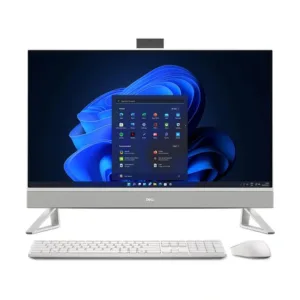 Desktop Dell 27 All-in-One Intel Core 7-150U Processor, 16GB Ram, 1TB SSD M.2, NVIDIA GeForce MX570A 2GB GDDR6, 27-inch Touch Full HD Display 1920x1080, Wireless Dell Keyboard & Mouse, Windows 11 Professional – White